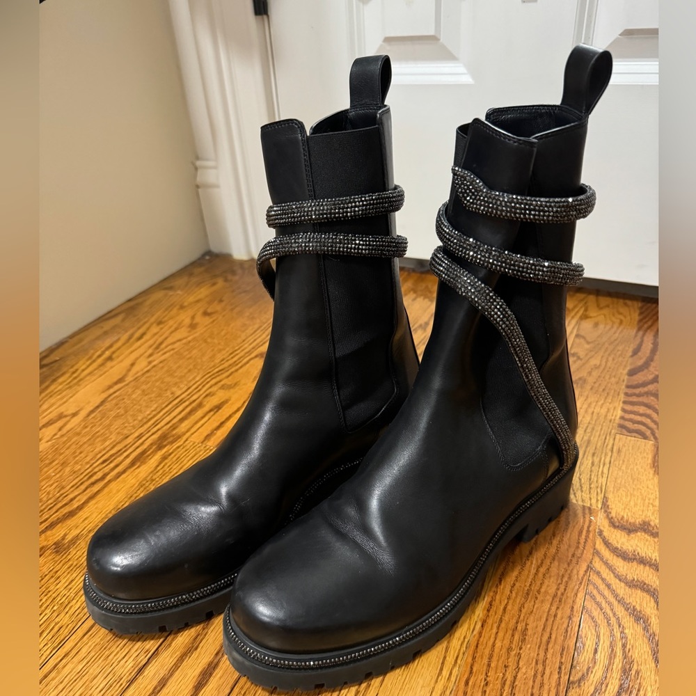 Rene Caovilla Snake Chelsea Cleo Boot 40